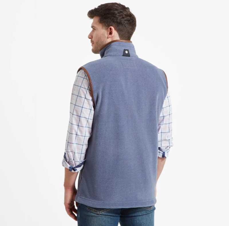 Schoffel Oakham Fleece Gilet Stone Blue-2