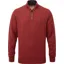 Schoffel Lewis Lambswool 1/4 Zip Jumper Deep Red