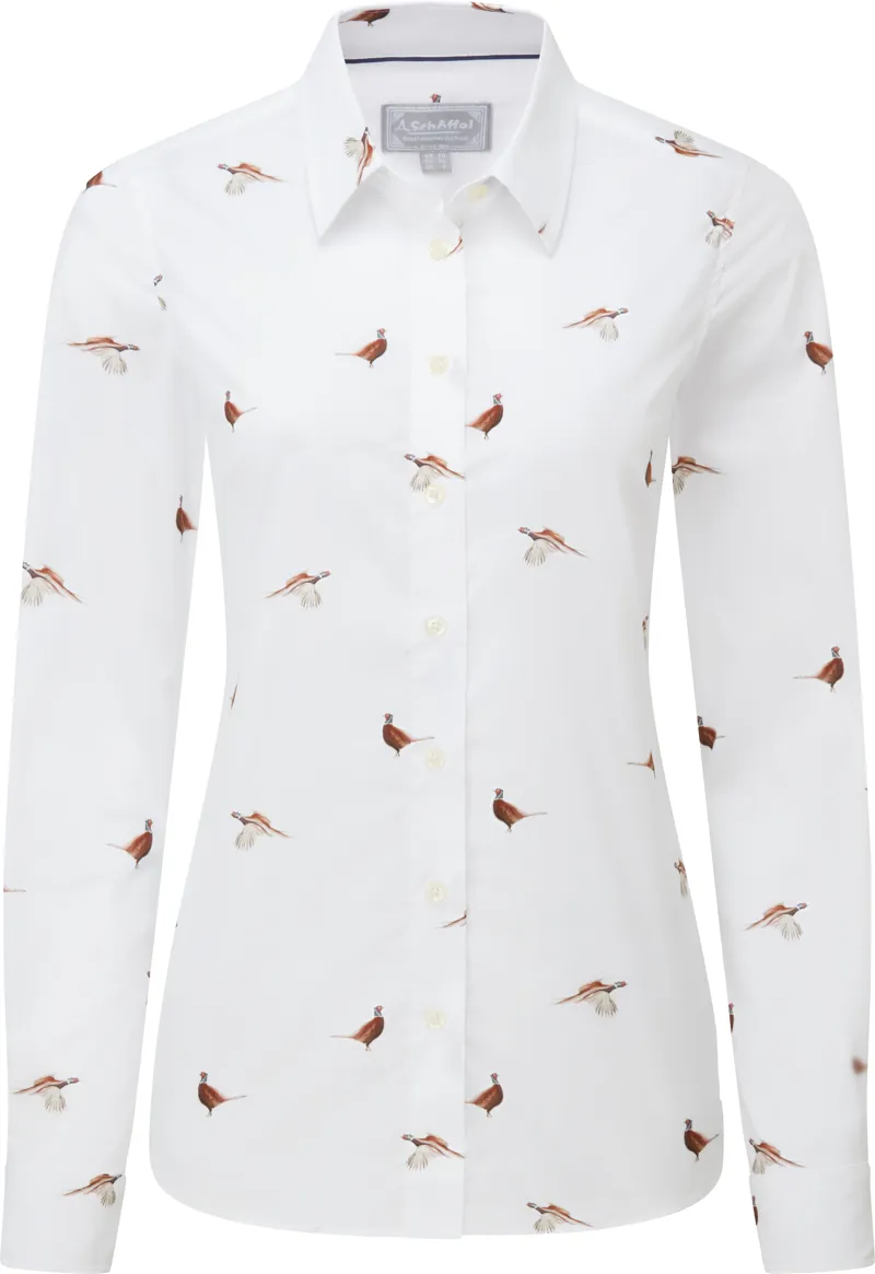 Schoffel Norfolk Shirt Pheasant Print
