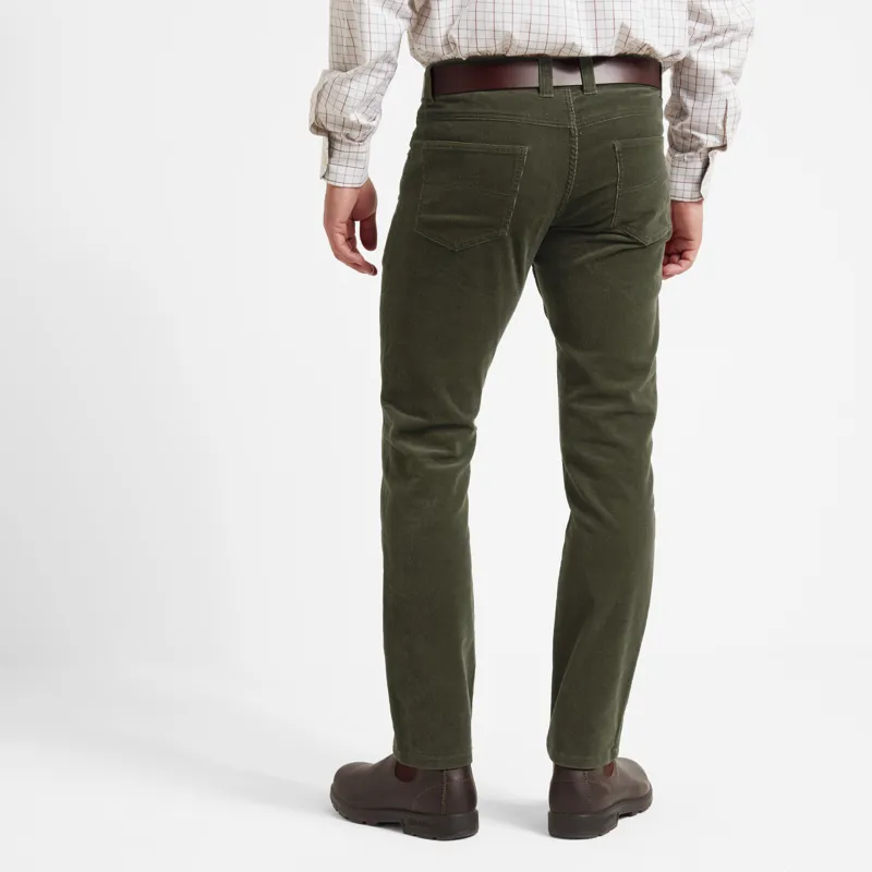 Schoffel Camden Cord Trousers Forest-2