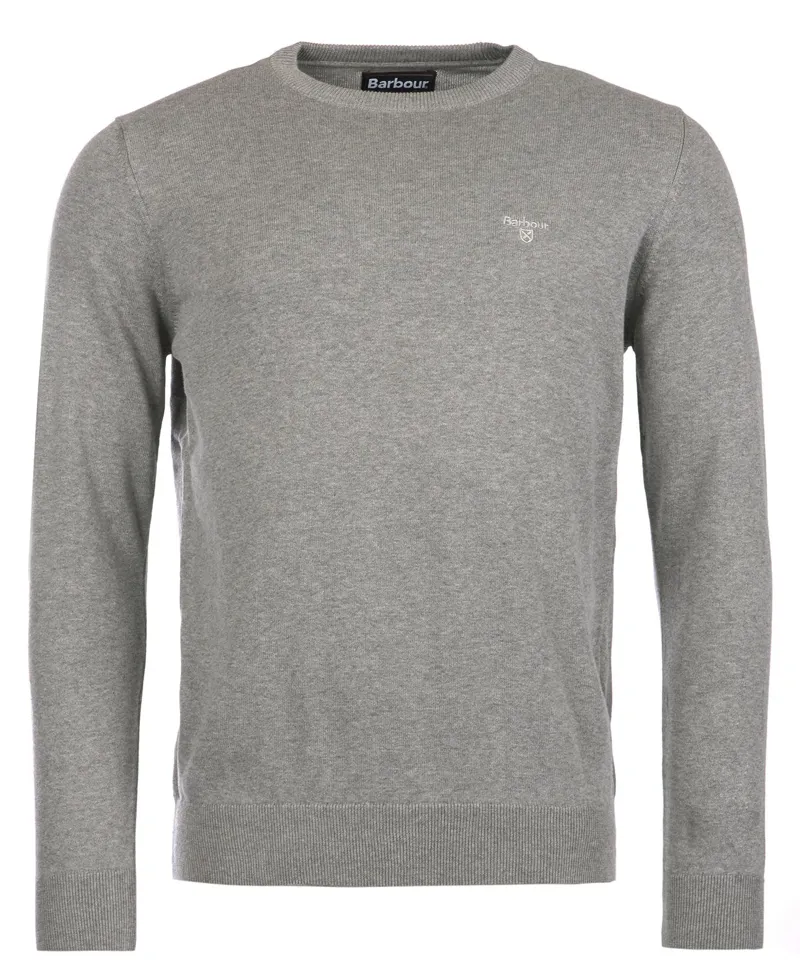 Barbour Men's Pima Cotton Crew - Grey