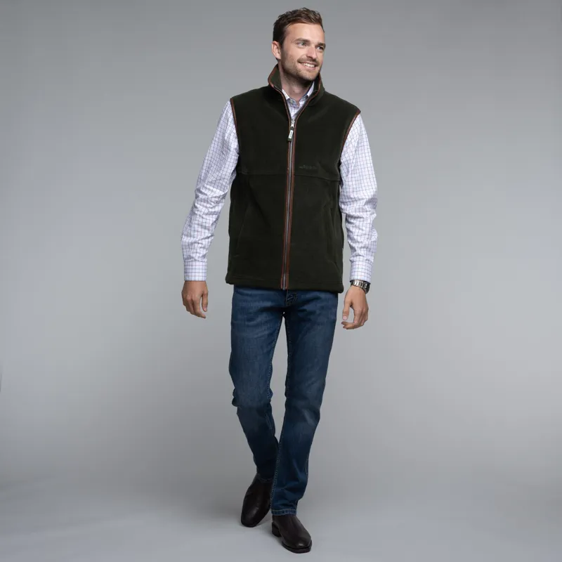 Gilet Polaire Schoffel Lyndon, Vert Campagne, Taille 14 UK, Idéal équitation Et Outdoor