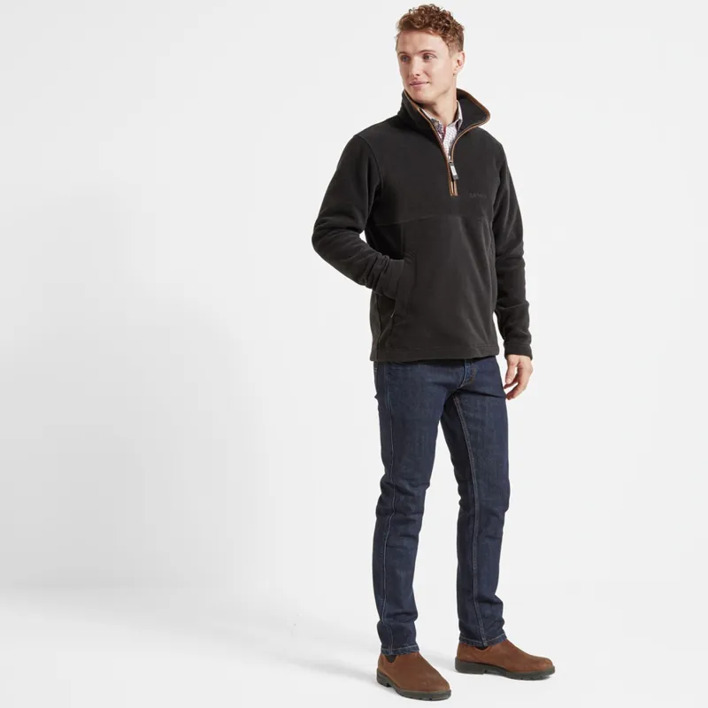 Schoffel Berkeley 1/4 Zip Gunmetal-1