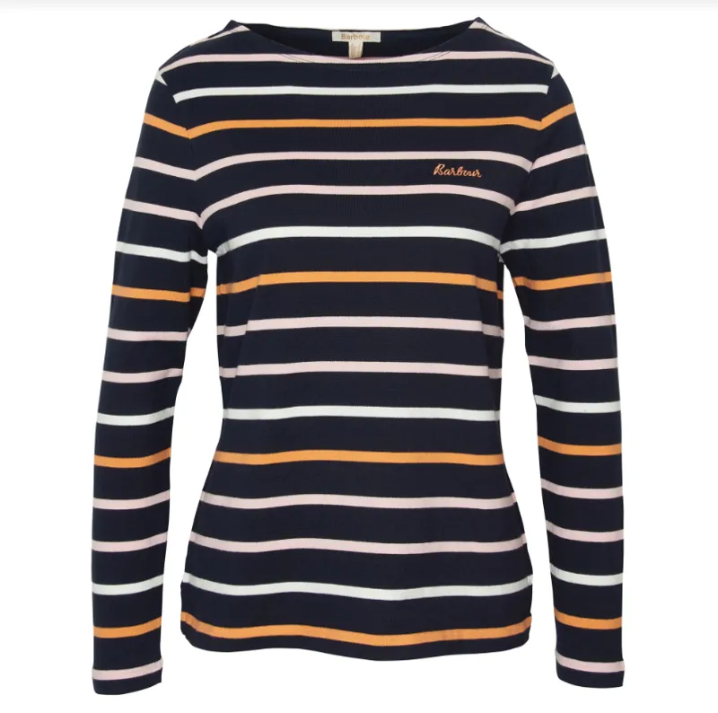 Barbour Hawkins Top Navy Stripe