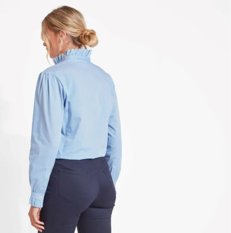 Schoffel Fakenham Shirt Light Blue Stripe-2