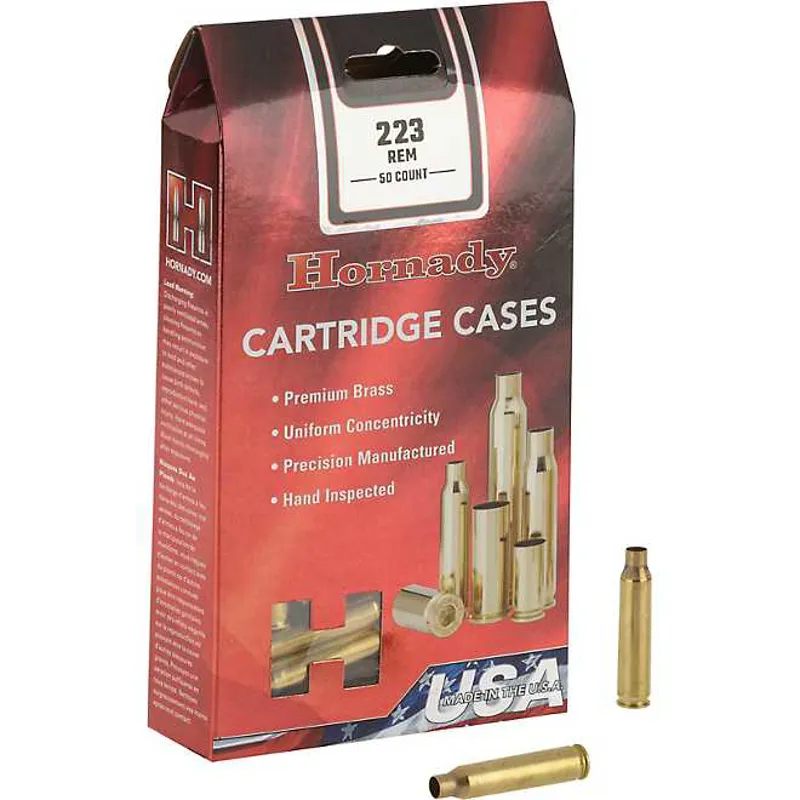Hornady 223 Unprimed Brass