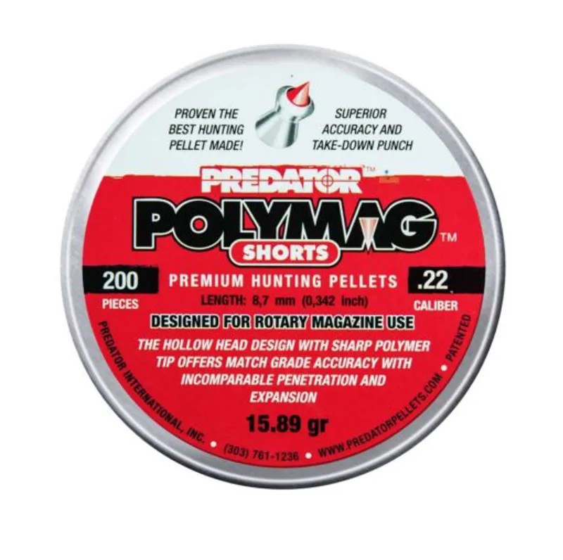 JSB Predator Polymag Shorts .22 Pellets
