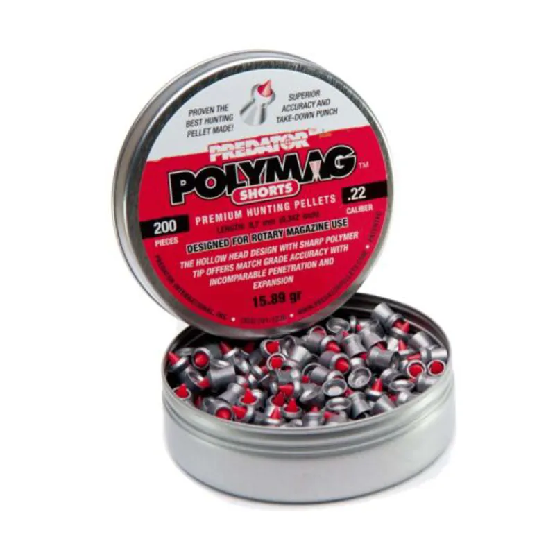 JSB Predator Polymag Shorts .22 Pellets-1