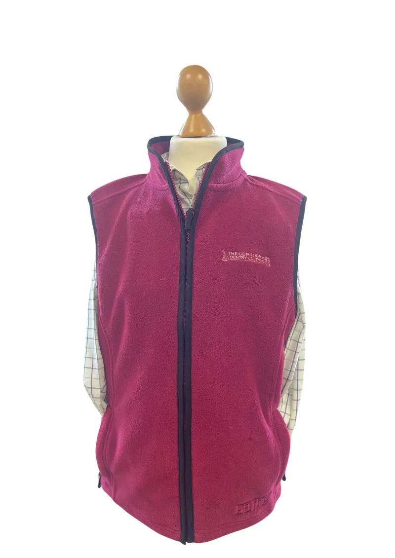 The Gun Room Kids Fleece Gilet Rose