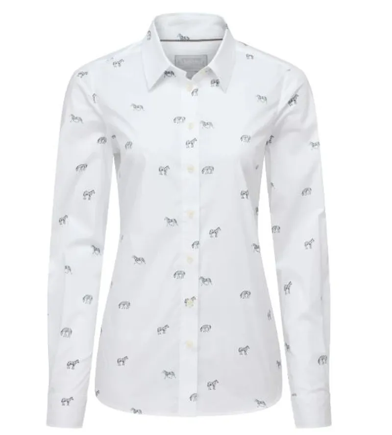 Schoffel Norfolk Shirt - Zebra Print