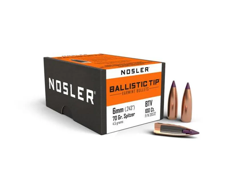 Nosler 6mm 70gr Spitzer