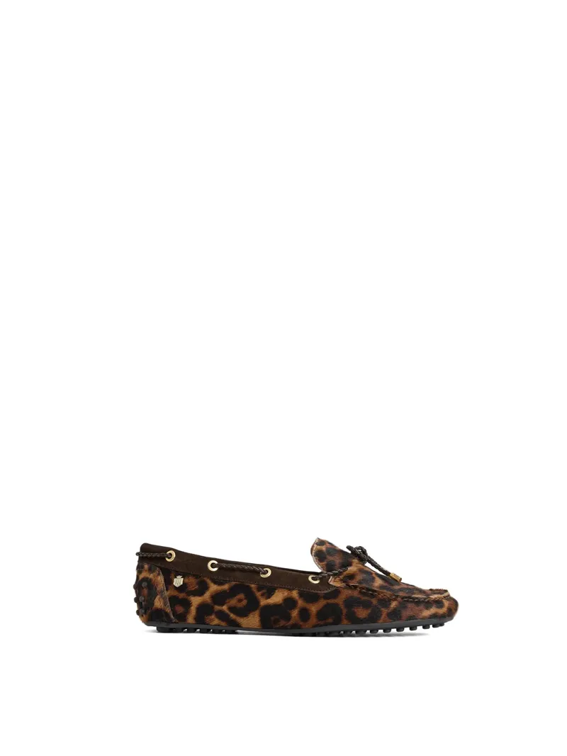 Fairfax and Favor Womens Henley Shoe -  Leopard Haircalf