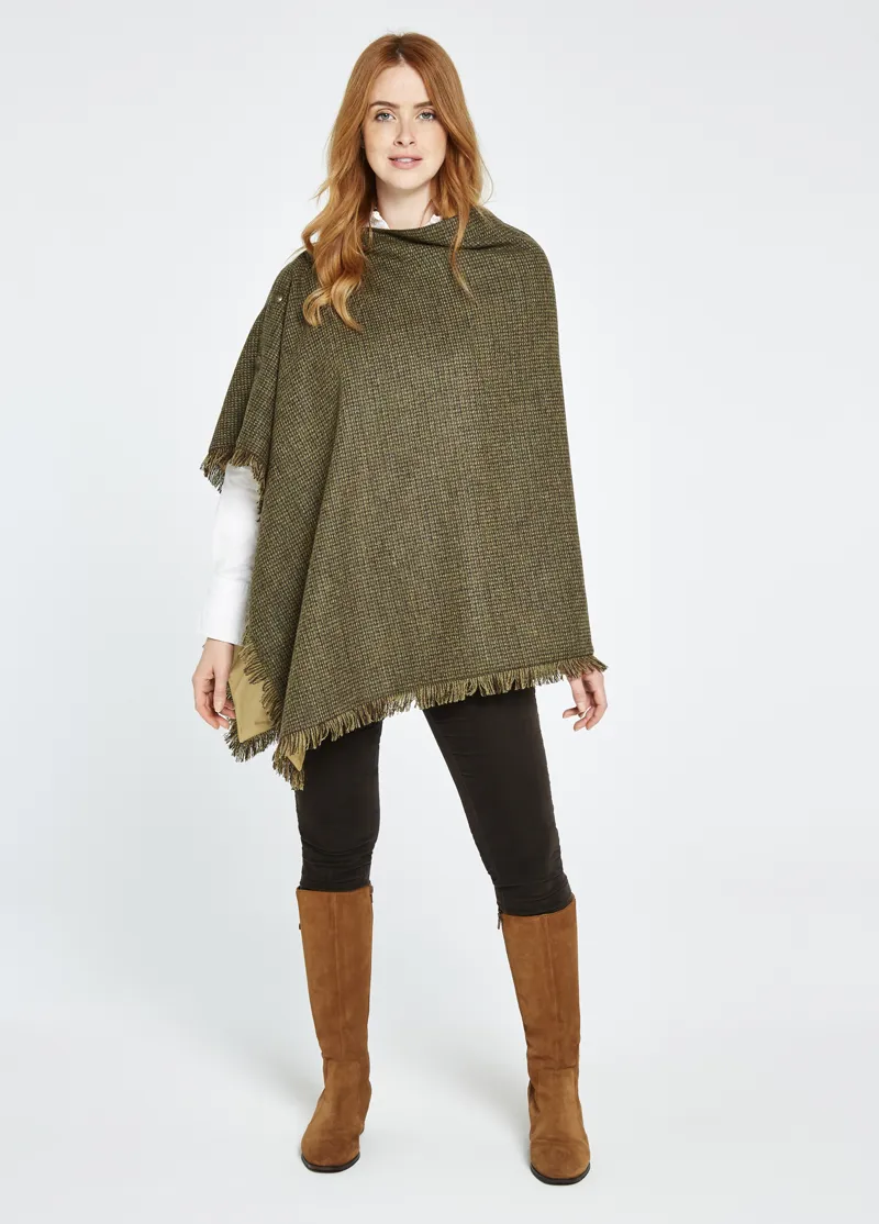 Dubarry Hazelwood Poncho - Heath-1