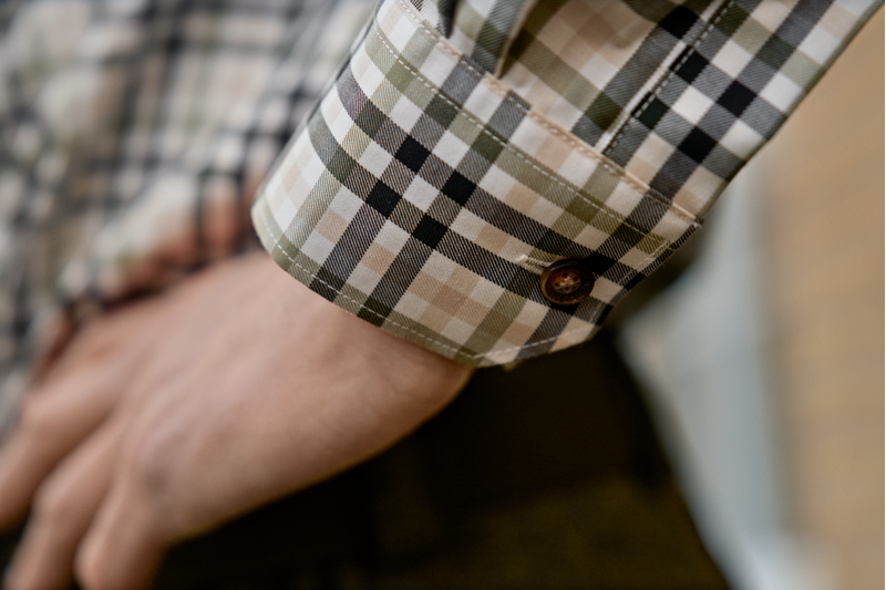 Harkila Milford Shirt - Rosin/Deep Well-4