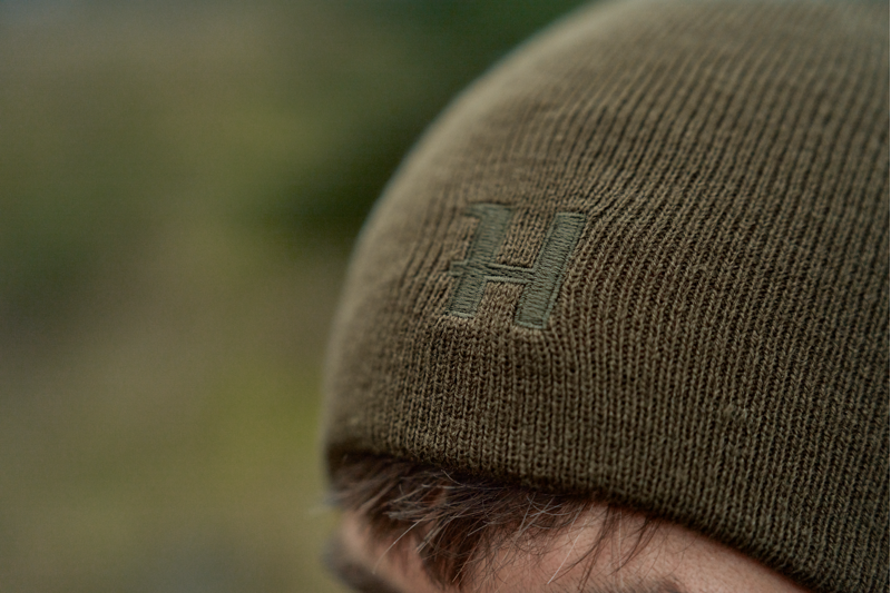 Harkila Reversible Beanie - Willow Green/Orange-2