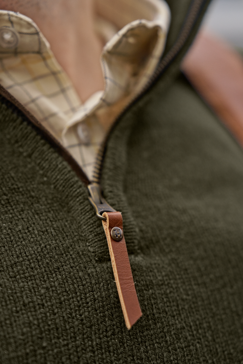 Harkila Vincent Merino 1/2 Zip Pullover - Rosin-2