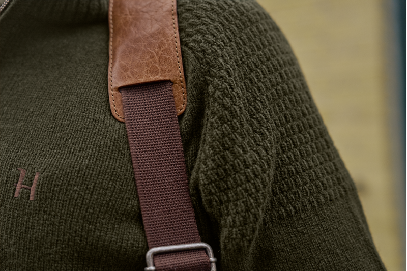 Harkila Vincent Merino 1/2 Zip Pullover - Rosin-6