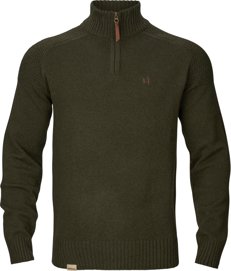 Harkila Vincent Merino 1/2 Zip Pullover - Rosin