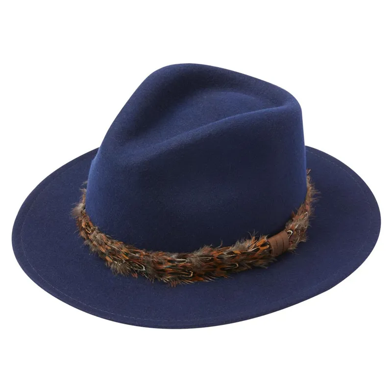 Alan Paine Richmond Ladies Felt Hat Navy