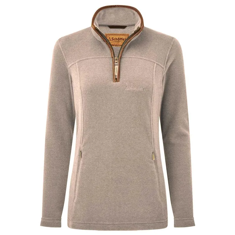 Schoffel Tilton II 1/4 Zip Fleece - Mushroom