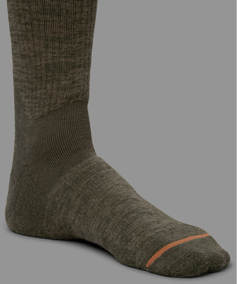 Harkila Pro Hunter 2.0 Short Socks - Willow Green/Shadow Brown-3