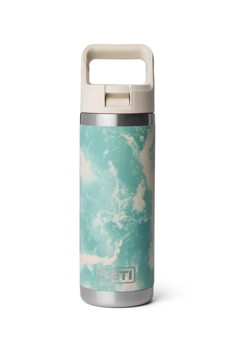 Yeti Rambler 18oz Colour Straw Bottle Sea View