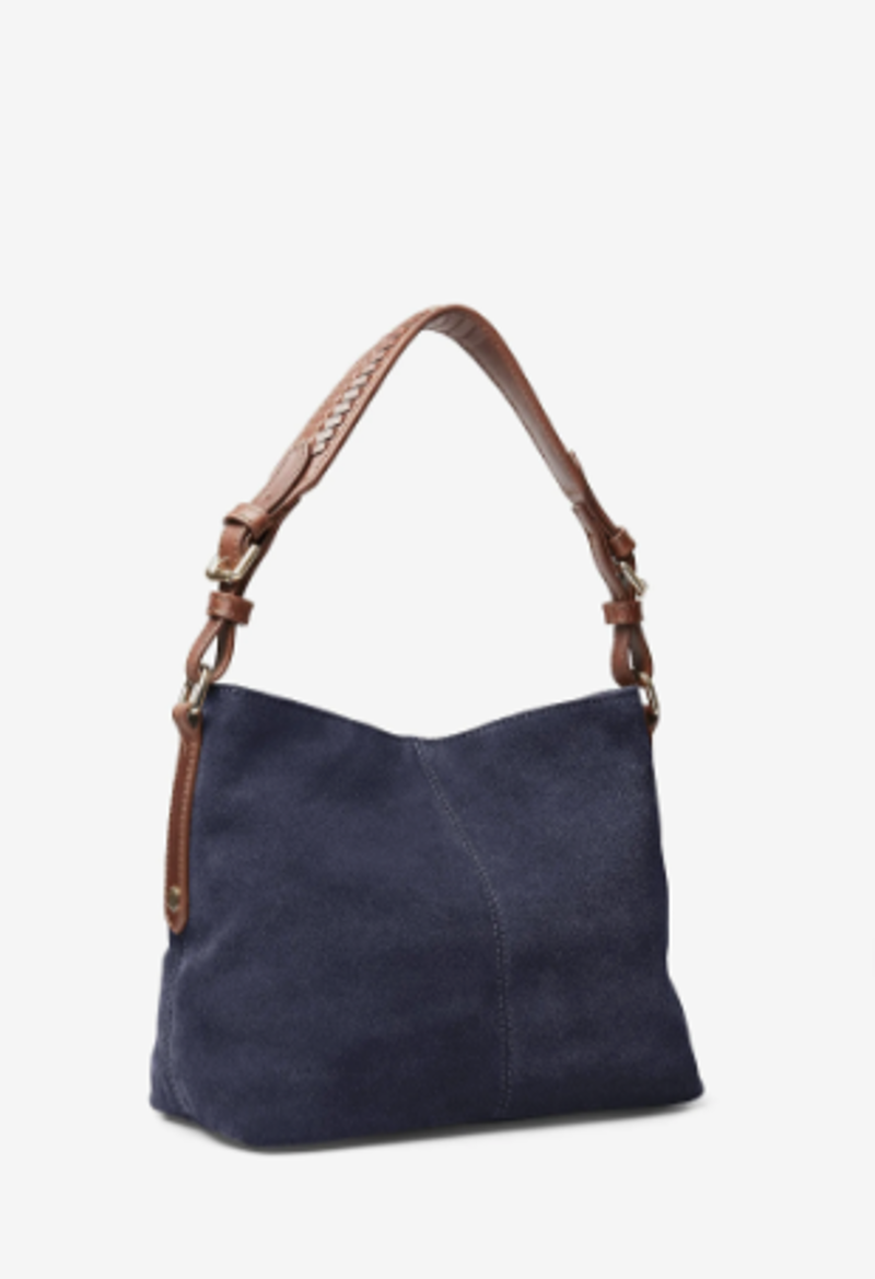 Fairfax and Favor Mini Tetbury Navy Suede-1