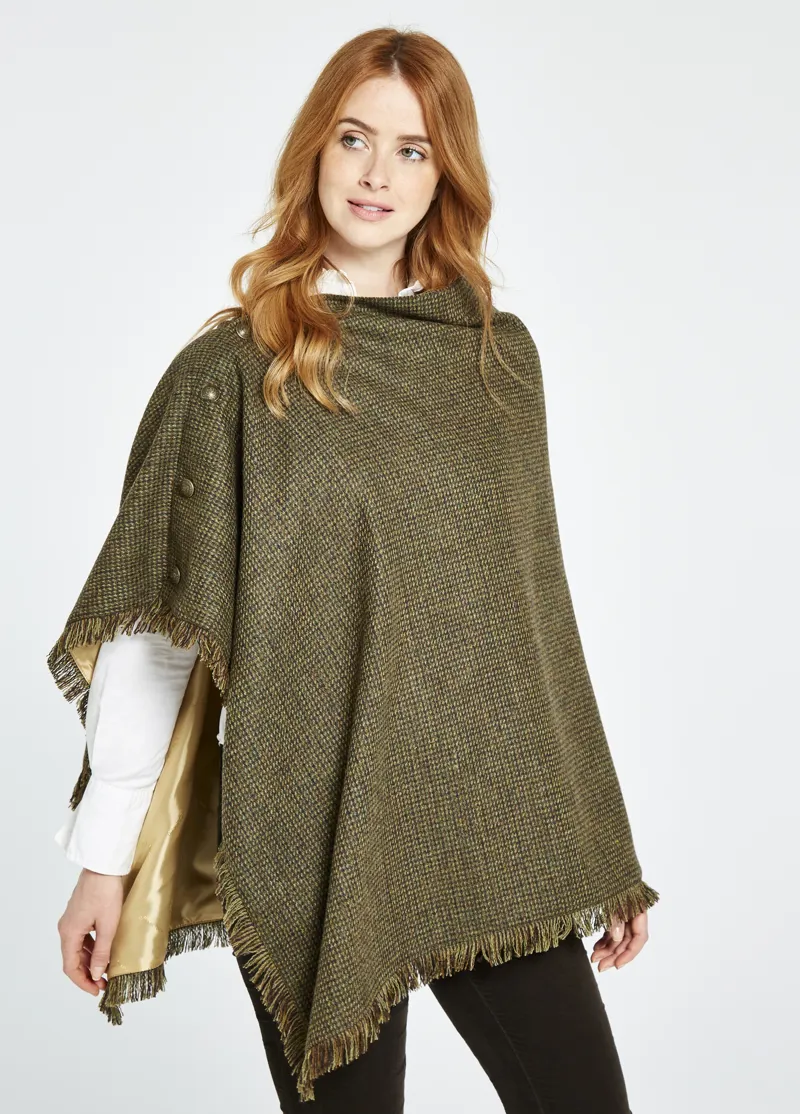 Dubarry Hazelwood Poncho - Heath-2