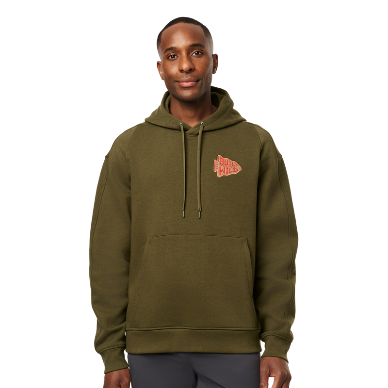 YETI Arrowhead Built for the Wild Pullover Fleece Hoodie -  Olive-2