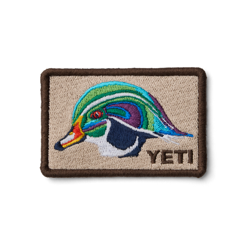 Yeti Wood Duck Patch - Tan