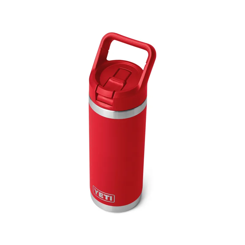 Yeti Rambler 18oz Colour Straw Bottle - Rescue Red-3