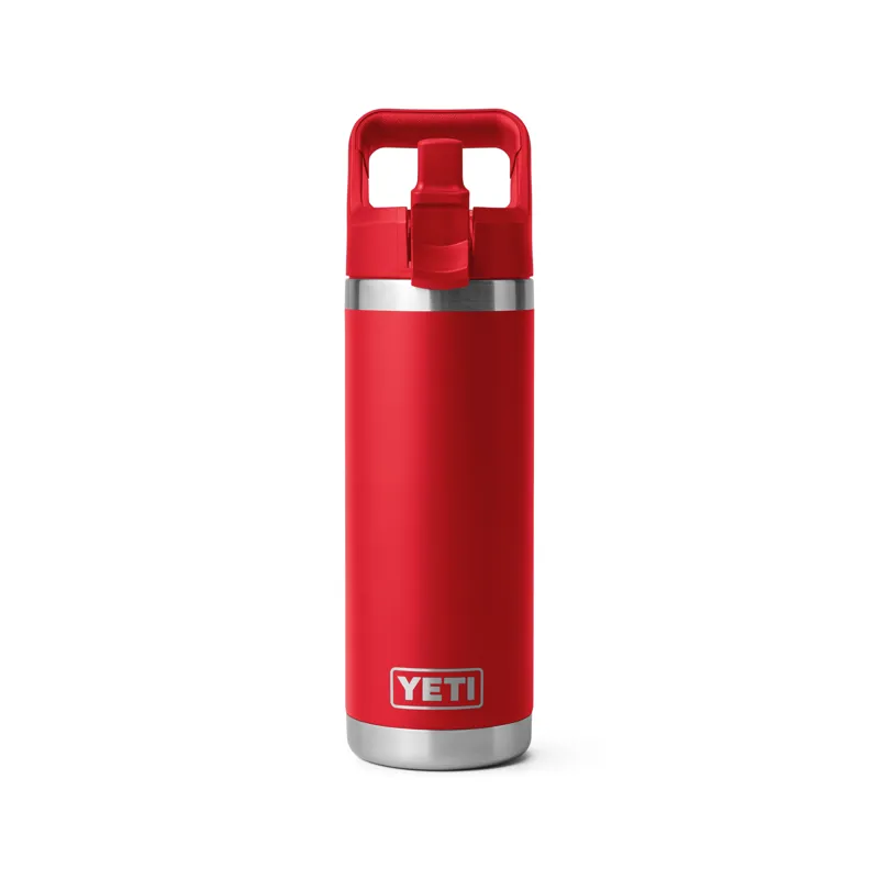 Yeti Rambler 18oz Colour Straw Bottle - Rescue Red-1