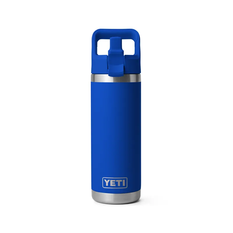 Yeti Rambler 18oz Colour Straw Bottle - Royal Blue