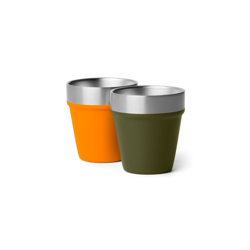Yeti Shot Glasses and Case - Olive/King Crab-4