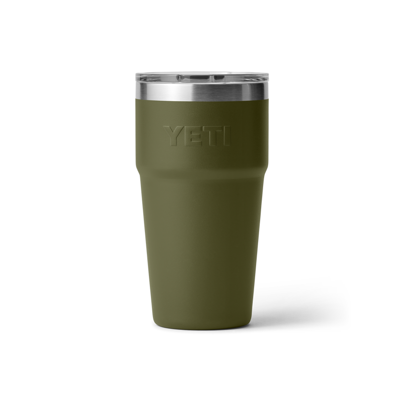Yeti Rambler 20 oz Stackable Cup - Olive/King Crab-1