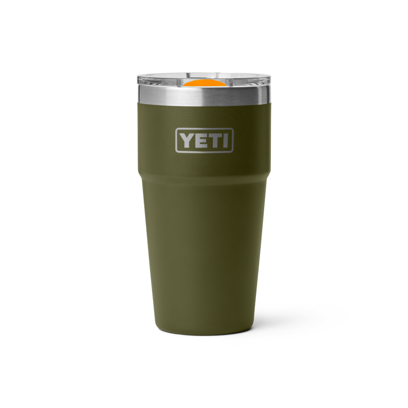 Yeti Rambler 20 oz Stackable Cup - Olive/King Crab