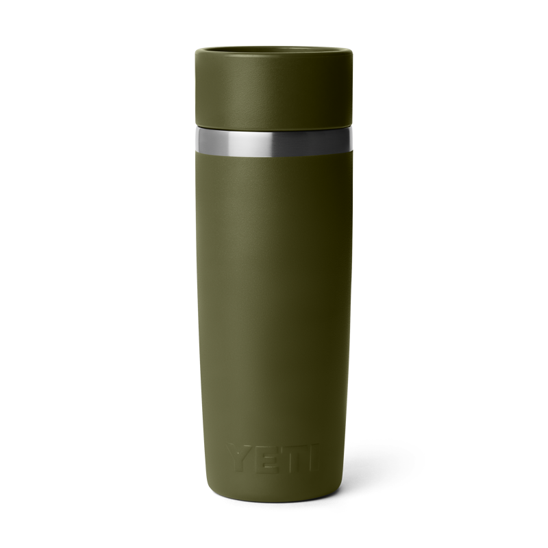 Yeti Rambler 16 oz Travel Bottle - Olive/King Crab-1