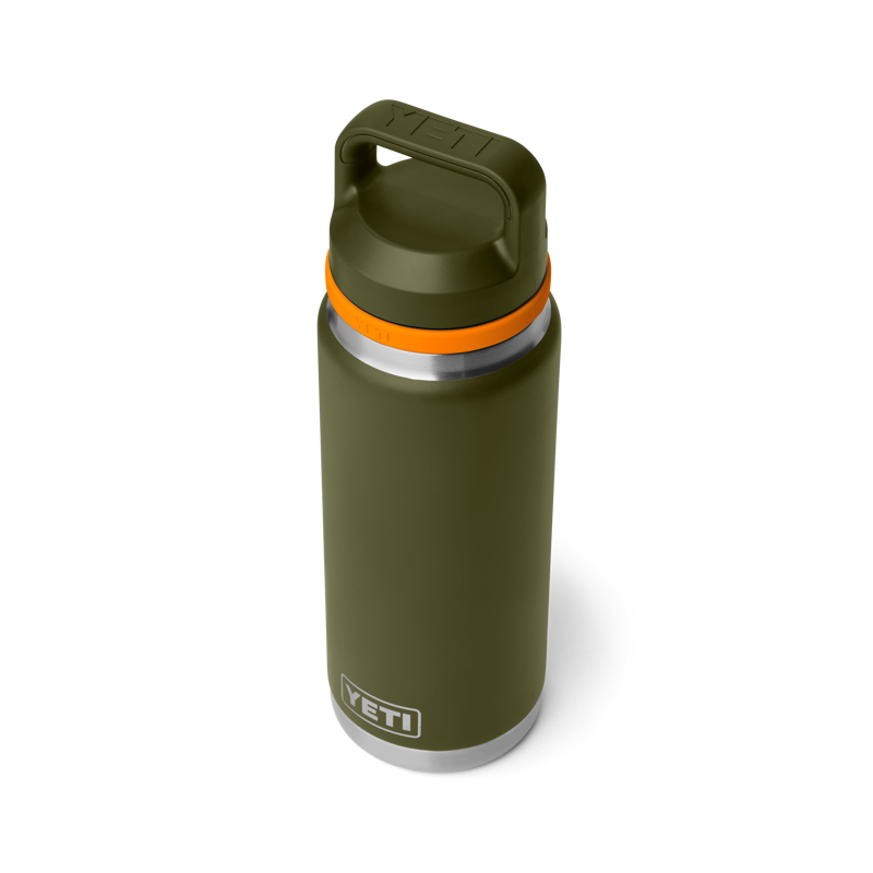 Yeti Rambler 26 oz Chug Bottle - Olive/King Crab-2