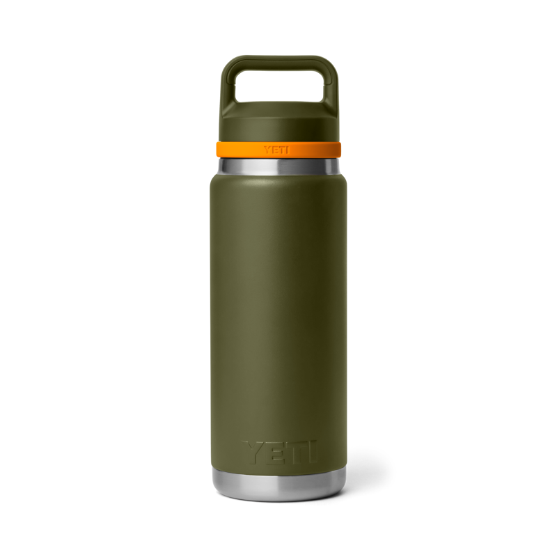Yeti Rambler 26 oz Chug Bottle - Olive/King Crab-1