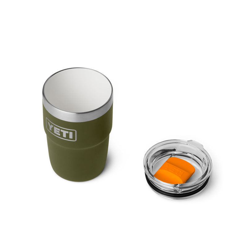 Yeti Rambler 8oz CL Cup - Olive/King Crab-3