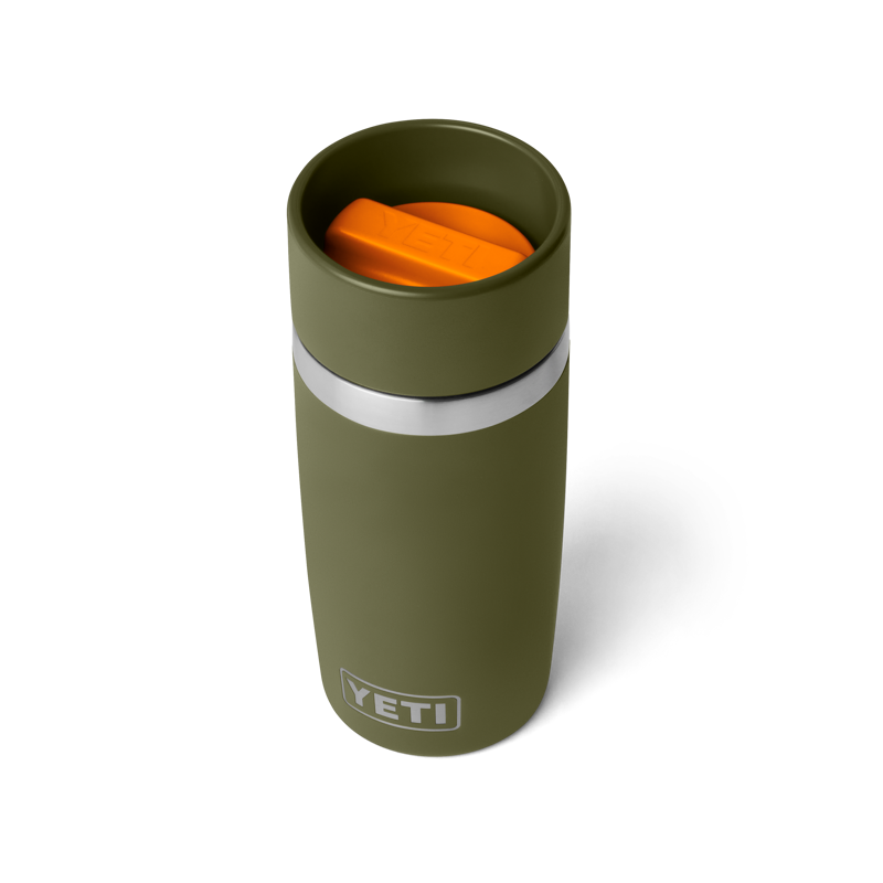Yeti Rambler 12 oz Travel Bottle - Olive/King Crab-2