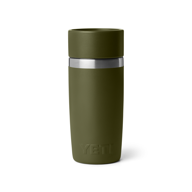 Yeti Rambler 12 oz Travel Bottle - Olive/King Crab-1