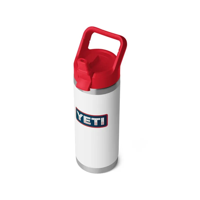 Yeti Rambler 18oz Straw Bottle - Summer Anthem Red-2