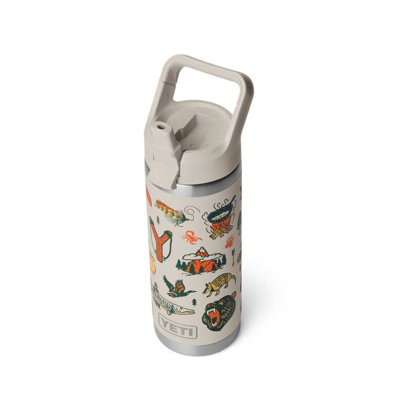 Yeti Rambler 18oz Colour Straw Bottle Cape Summer Camp-2