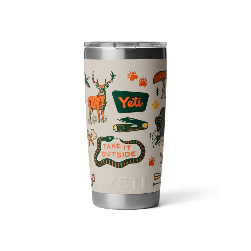 Yeti Rambler 20oz Tumbler Cape Summer Camp-1
