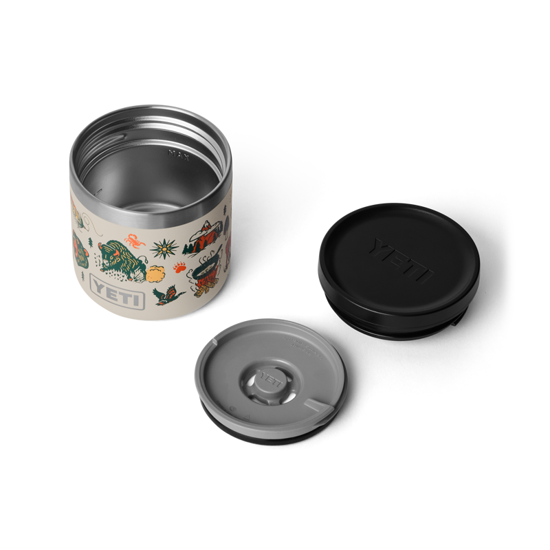 Yeti Rambler Food Jar 8oz Cape Summer Camp-3