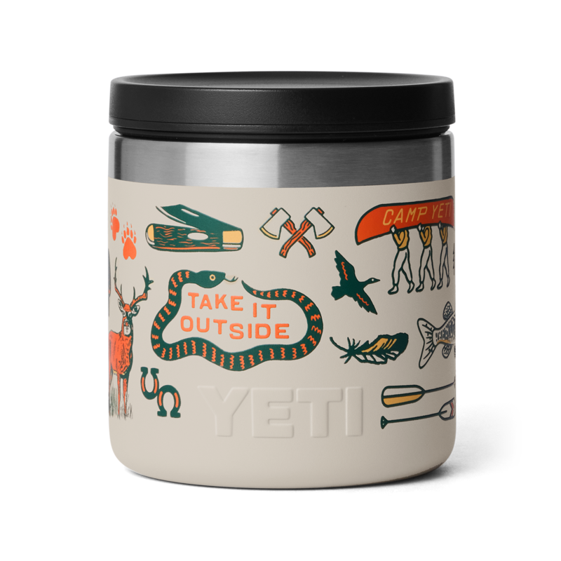 Yeti Rambler Food Jar 8oz Cape Summer Camp-1