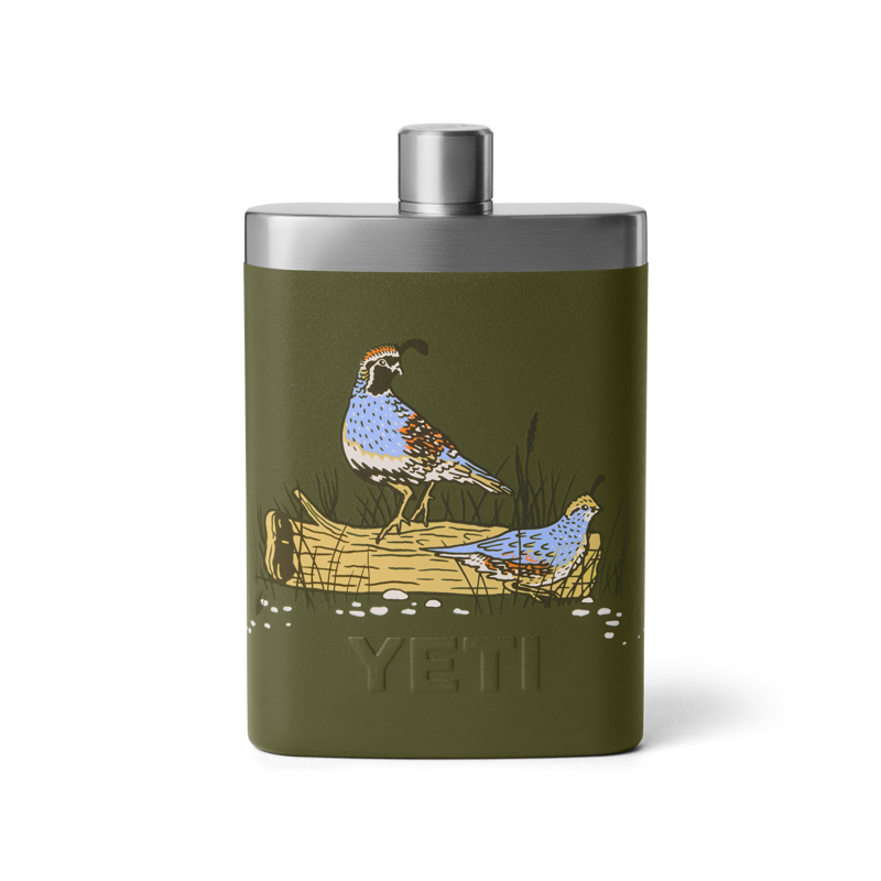 Yeti Upland Bird Rambler Flask - Olive