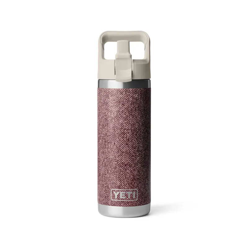 Yeti Rambler 18oz Colour Straw Bottle - Riverhead Red-1