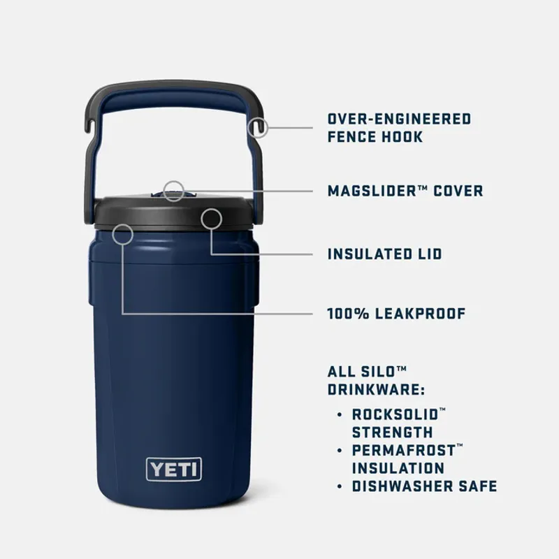Yeti Silo 40oz Jug Straw - Navy-3